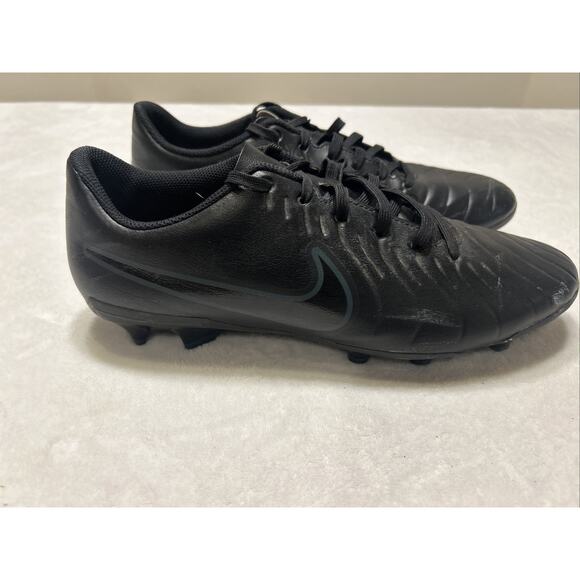 Nike Soccer Cleats Men’s Size 10 Black Tiempo Legend 10 Club DV4344-002 Futbol - Picture 1 of 8
